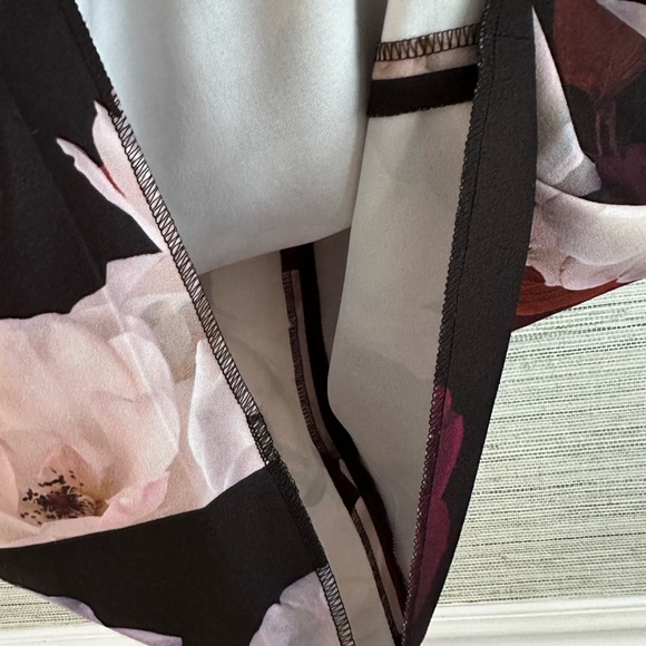 Calvin Klein Black Floral Midi Dress - Picture 4 of 12